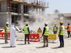 إجراءات السلامة في مشاريع الهدم والتكسير في الكويت