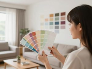 اختيار ألوان الدهانات للغرف الداخلية