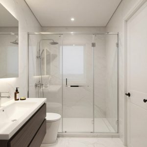 ترميم حمام عصري في سعد العبدالله مع تركيب سيراميك فاخر