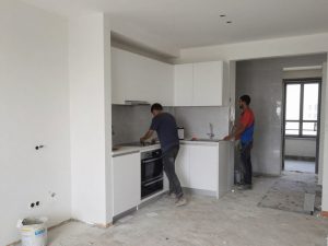 ترميم شقة في الكويت مع تجديد المطبخ والحمام