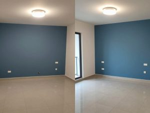 ترميم شقة في سعد العبدالله مع تجديد كامل للأرضيات والجدران