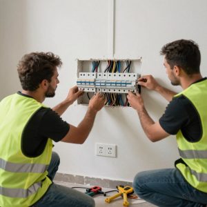 ترميم كهرباء المنطقة العاشرة بمعايير السلامة