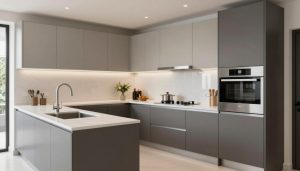 ترميم مطبخ حديث في الكويت - مطبخ بعد التجديد - شركة ترميم الكويت