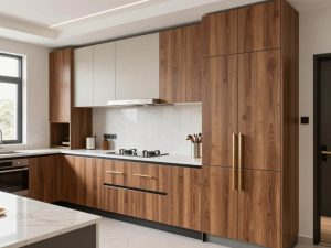 تصميم وتركيب مطابخ خشبية عصرية في الكويت