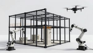 تقنيات حديثة في بناء الهيكل الأسود تشمل الطباعة ثلاثية الأبعاد والروبوتات