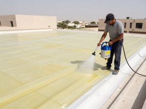 تقنية الرش الأمريكي لعازل اسطح