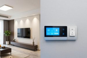 تكامل أعمال الكهرباء والديكور في منزل عصري