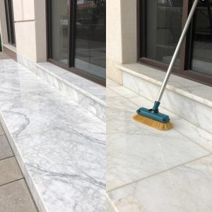 تنظيف وتلميع رخام خارجي