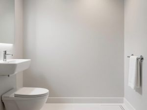 حمام أنيق مطلي بصبغ مطفي مقاوم للرطوبة