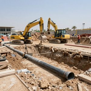 خدمات البنية التحتية من شركة مقاولات عامة