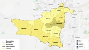 خريطة الكويت توضح مناطق تغطية خدمات معلم التكسير