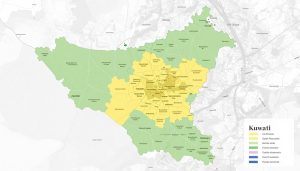 خريطة الكويت توضح مناطق خدمة معلم تركيب السيراميك