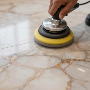 صقل الرخام وتلميع الأرضيات