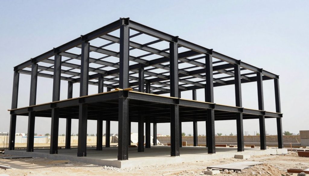 بناء هيكل اسود