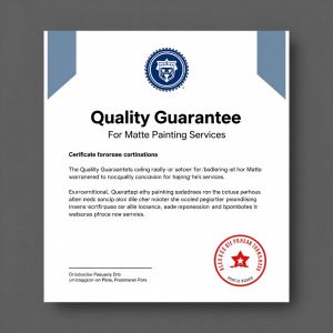 ضمان جودة لخدمات الصباغة المطفية