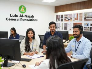 فريق خدمة العملاء في شركة لولو النجاح للترميمات العامة