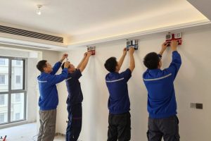 فريق عمل متخصص في تنفيذ أعمال ديكور وكهرباء متكاملة