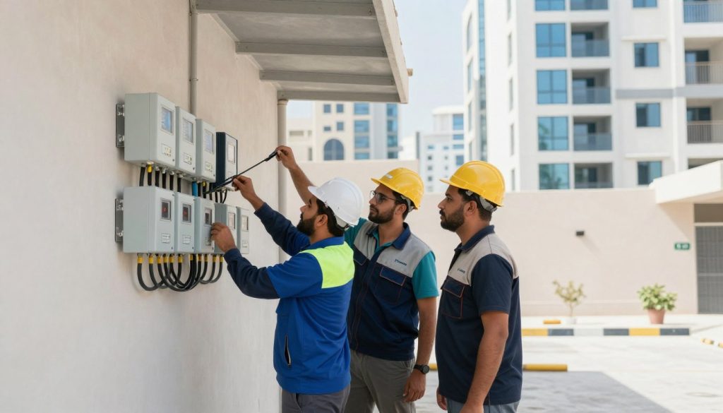 فريق متخصص يقوم بأعمال الصيانة الدورية للمباني في الكويت