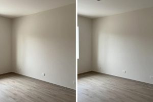 قبل وبعد أعمال الترميم لمنزل في الكويت