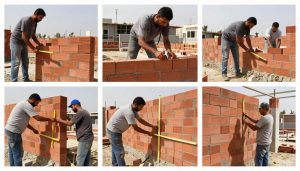مراحل بناء الطابوق من التحضير إلى التشطيب النهائي
