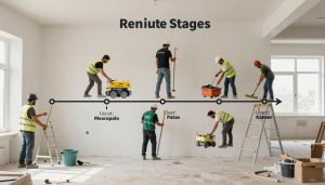 مراحل تنفيذ أعمال الترميم من مقاول ترميمات محترف في الكويت