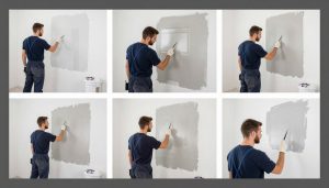 مراحل تنفيذ أعمال الصبغ الداخلي والخارجي