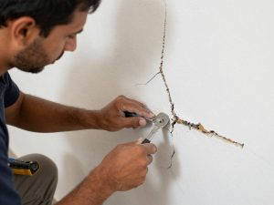معالجة تشققات وشروخ الجدران من مقاول ترميمات محترف