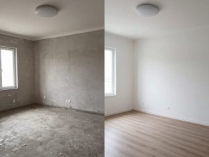 مقارنة بين منزل قبل وبعد الترميمات العامة في الكويت