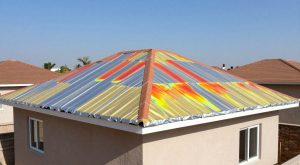 منزل محمي بعازل اسطح من لولو النجاح