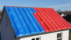 منزل معزول بشكل احترافي بواسطة مقاول عازل اسطح يظهر الفرق في درجات الحرارة