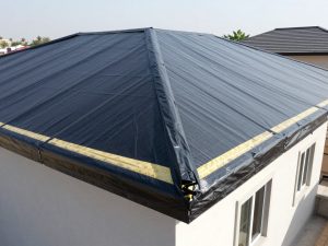 نظام متكامل لحماية الأسطح باستخدام عازل جيتاروف وطربال حرير سعودي