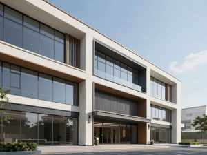 واجهة سيجما مودرن لمبنى تجاري في الكويت واجهة سيجما مودرن لمبنى تجاري في الكويت