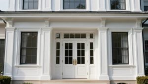 واجهة منزل فاخرة مطلية بصبغ لامع مقاوم للعوامل الجوية