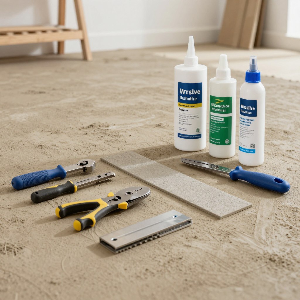 أدوات تركيب الأرضيات الطينية