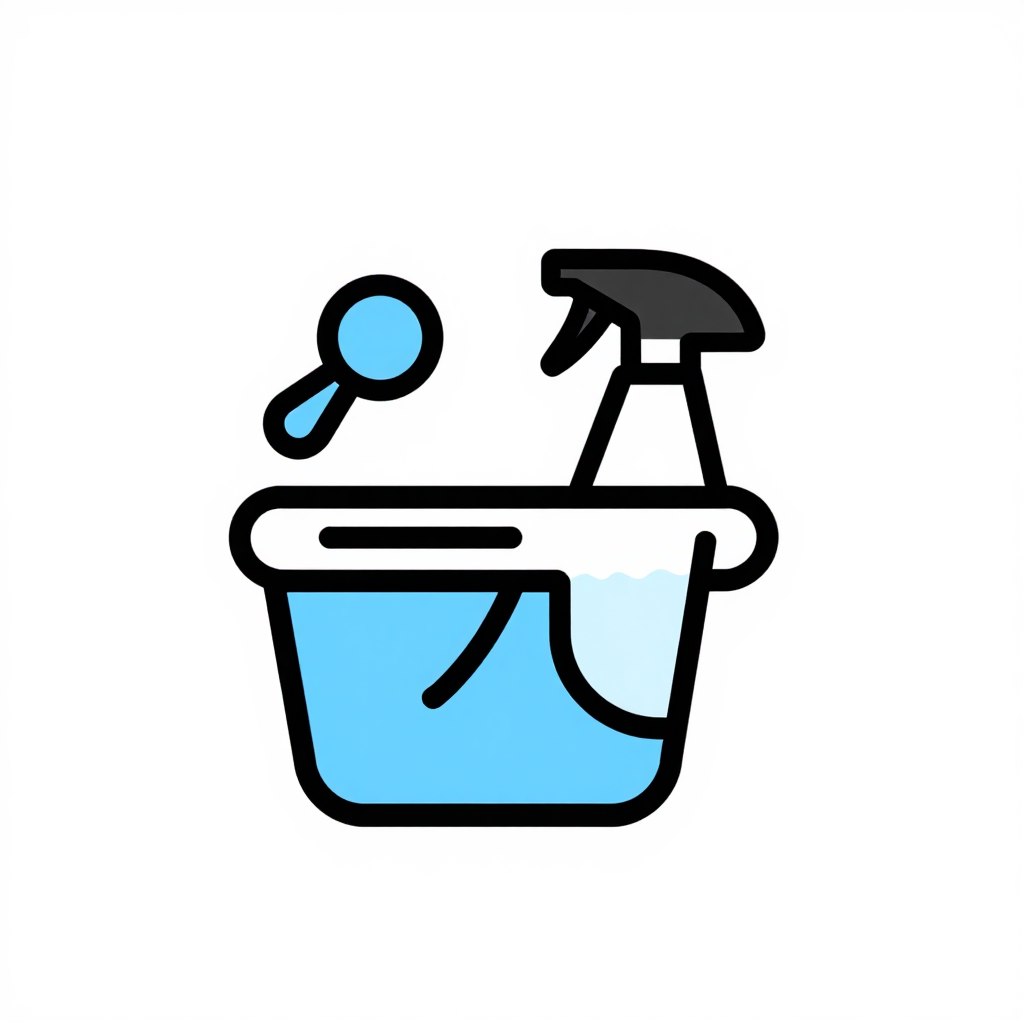 أيقونة التنظيف المنتظم