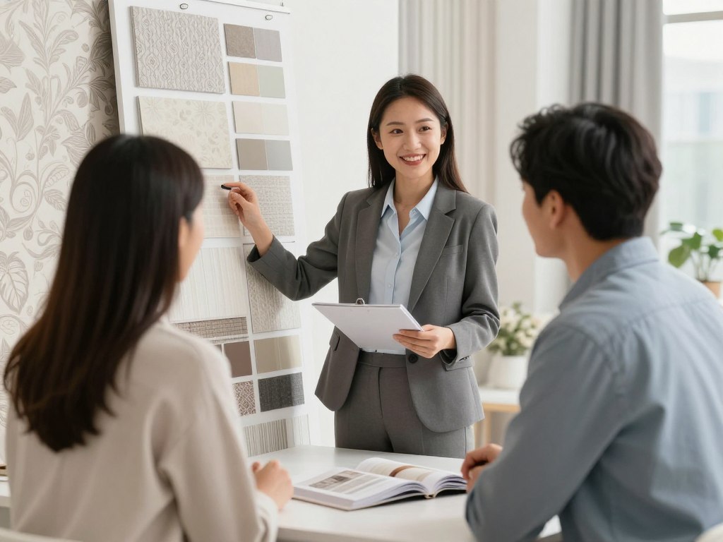 استشارات حول تركيب ورق الجدران