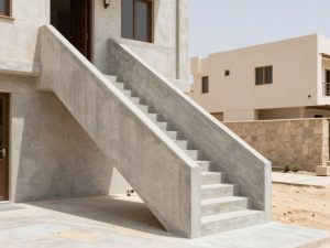 بناء سلم خرساني خارجي في الكويت بناء سلم خرساني خارجي في الكويت
