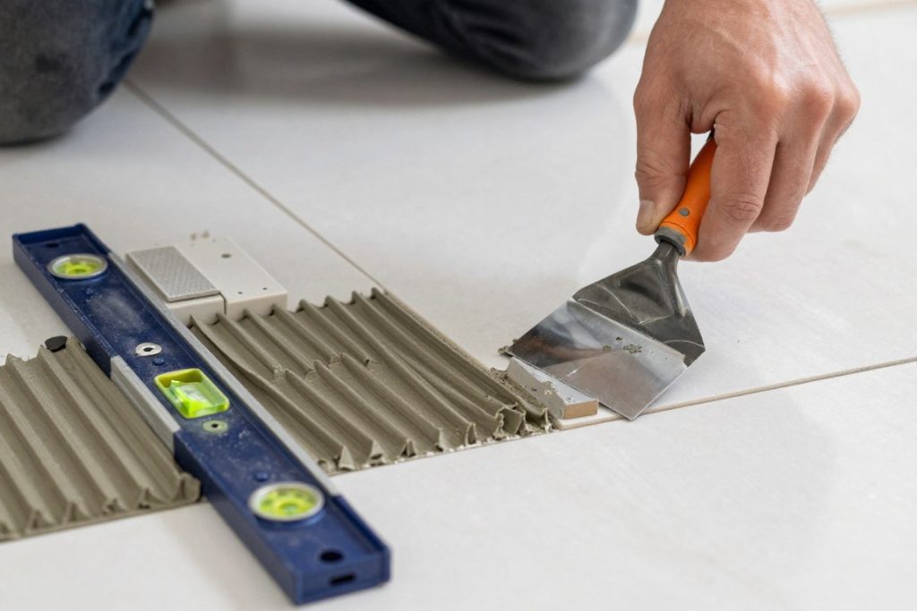 تركيب البورسلين باستخدام أدوات القياس الدقيقة والمواد اللاصقة المتخصصة