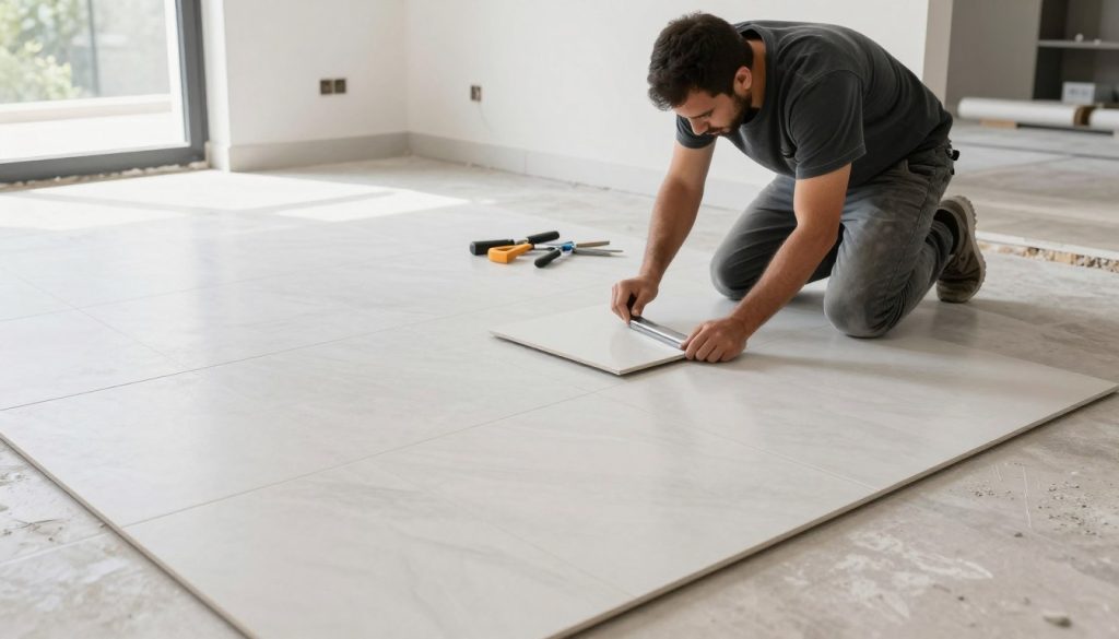 تركيب سيراميك في منزل حديث بالكويت مع معلم محترف