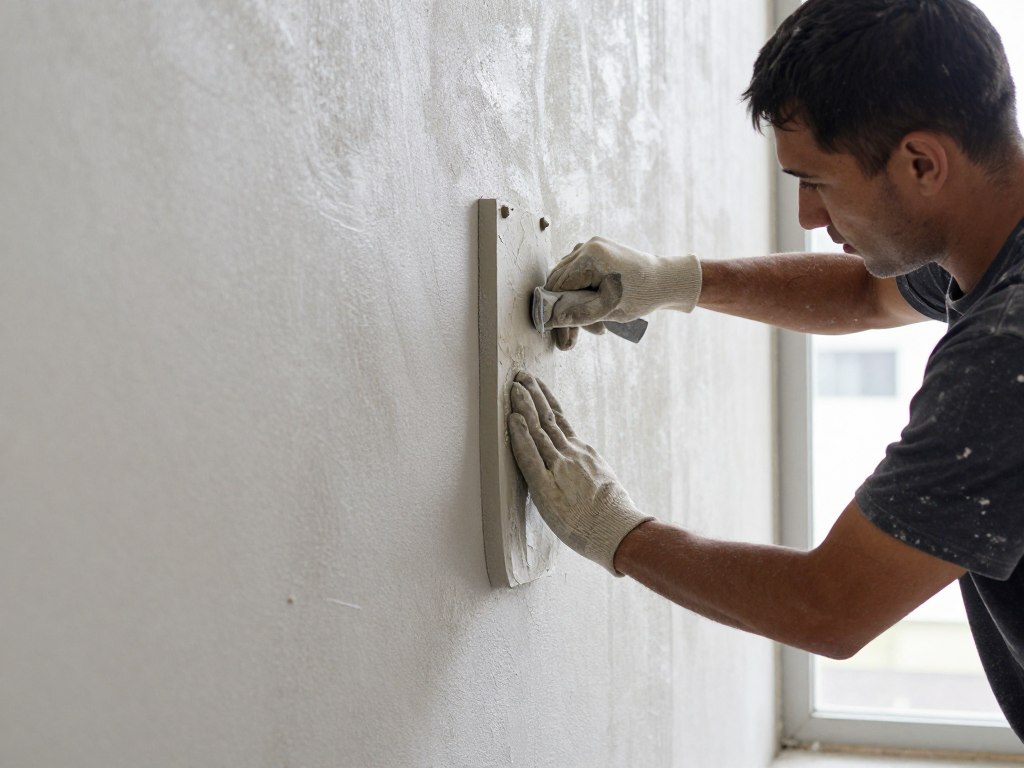 تسوية وتنظيف السطح