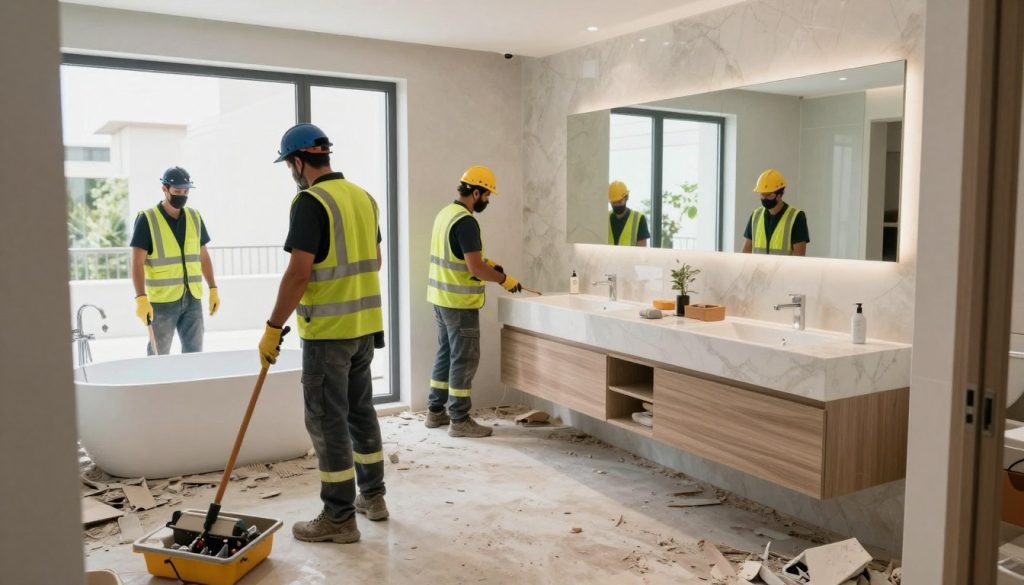 تكسير حمامات الكويت - فريق عمل محترف