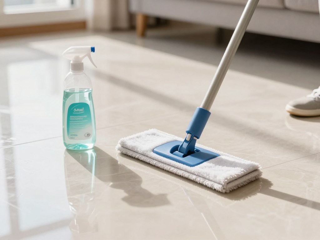 تنظيف أرضيات البورسلان بالطرق الصحيحة للحفاظ على لمعانها