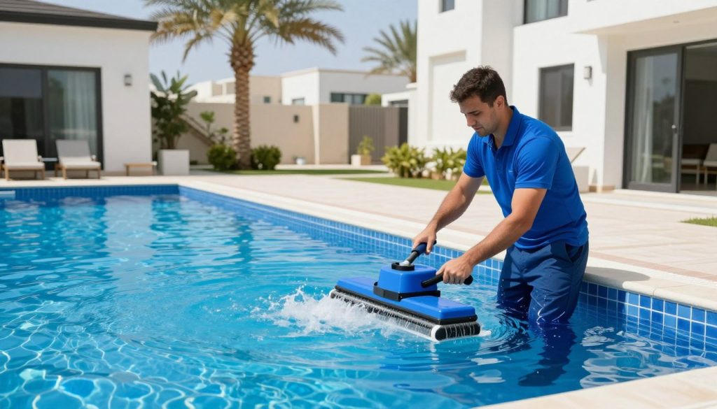 تنظيف حمامات السباحة وصيانتها في الكويت