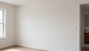 جدران نظيفة ومحافظ عليها بشكل جيد في منزل حديث