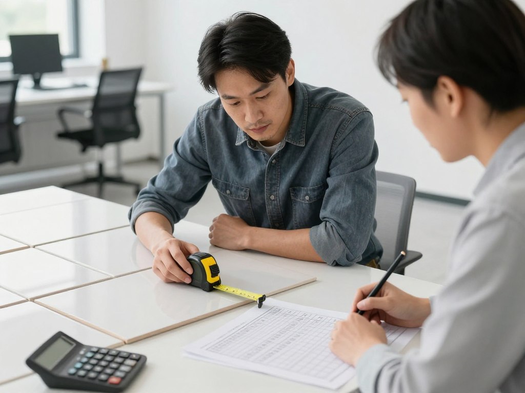 حساب تكلفة تركيب البورسلان مع مقاول محترف