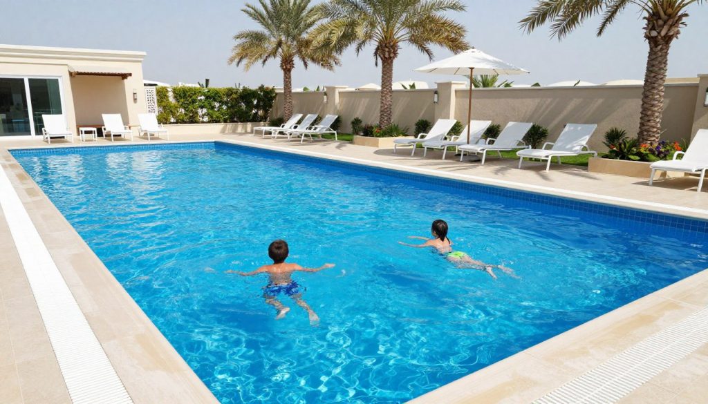 حمام سباحة نظيف وصحي في الكويت