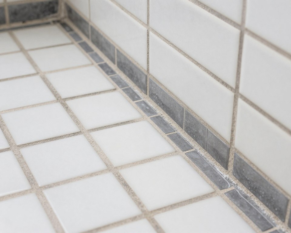 خطوط جبس موزاييك نظيفة ومحمية