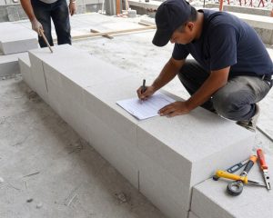 عملية تركيب طابوق جيري احترافية