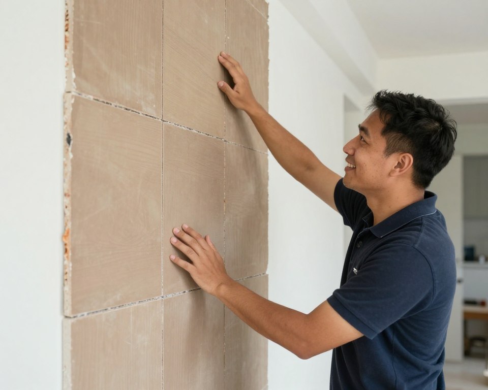 عميل راض بعد تركيب الألواح