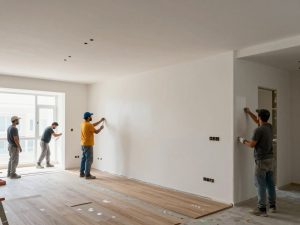 مرحلة التشطيبات في مشروع بناء بالكويت مرحلة التشطيبات في مشروع بناء بالكويت